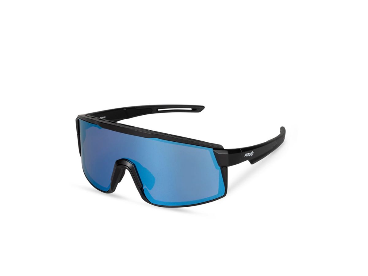 AGU - Verve HDII - Sports- og Cykelbrille - 3 sæt linser - Mat Sort/Gul