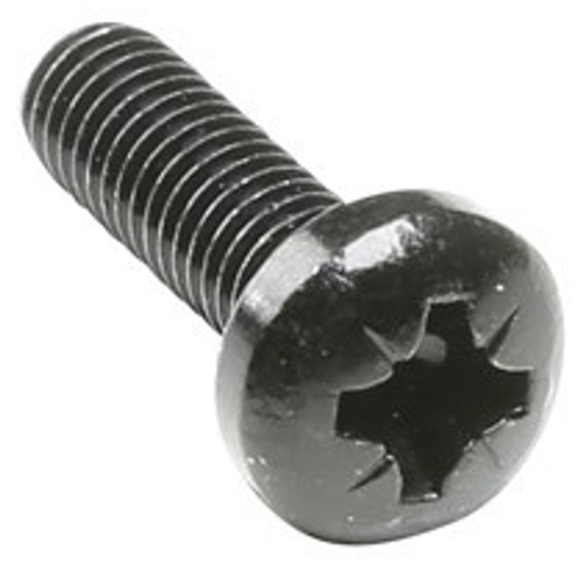 AH 5410BLK - Rackskrue M6x16mm - Sort