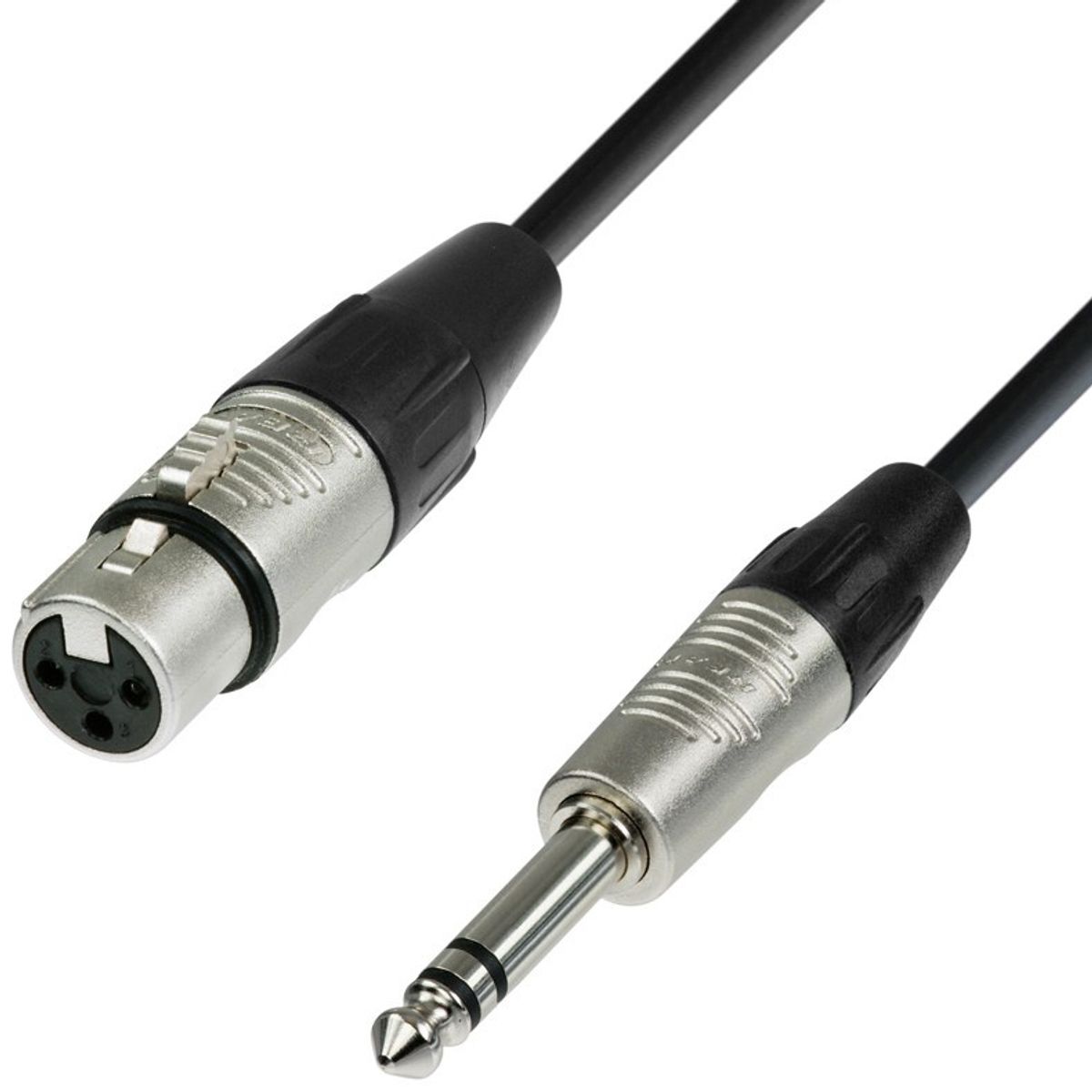 AH BFV - Jack 6,3mm Han Stereo til XLR 3Pol Hun kabel 1,5 meter