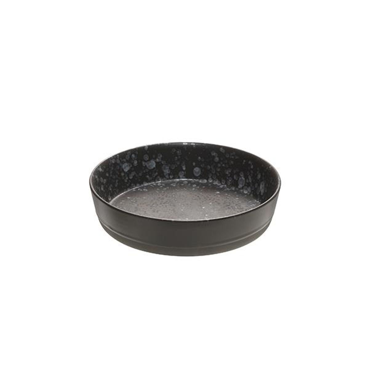 Aida - RAW Nordic Black - suppetallerken 1 stk 19,4 x 4,5 cm