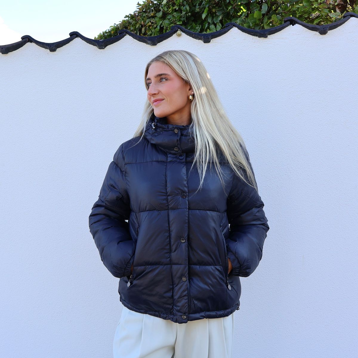 AILA JAKKE - NAVY - XXL