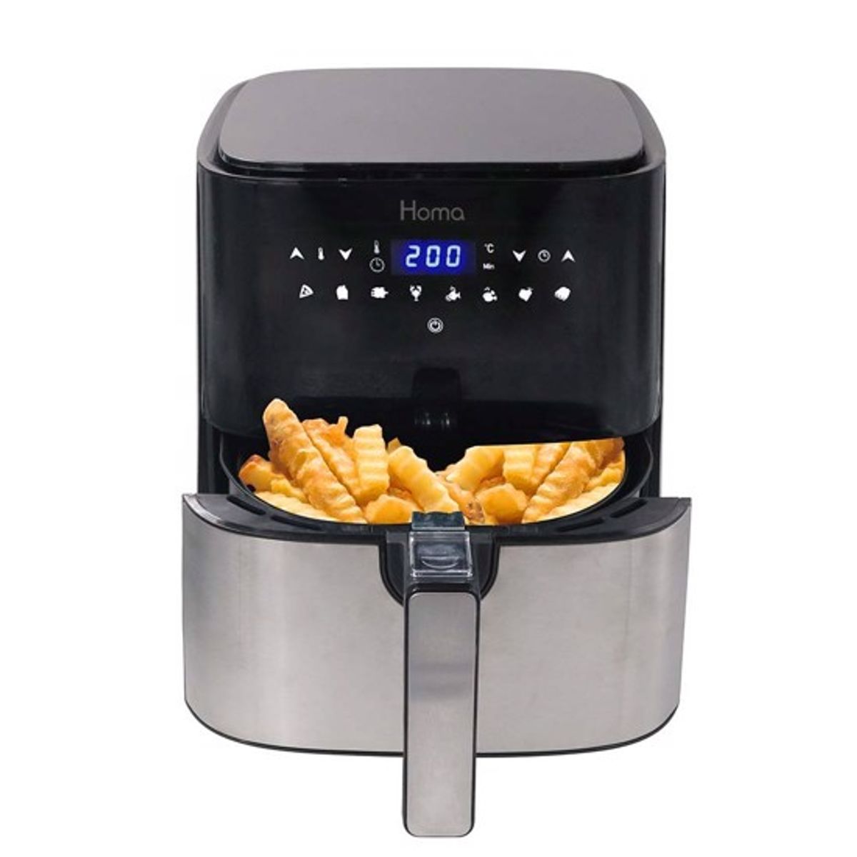 Air Fryer fra Homa 3,5 liter. Elektronisk med 7 programmer og LED Display - Hurtig levering