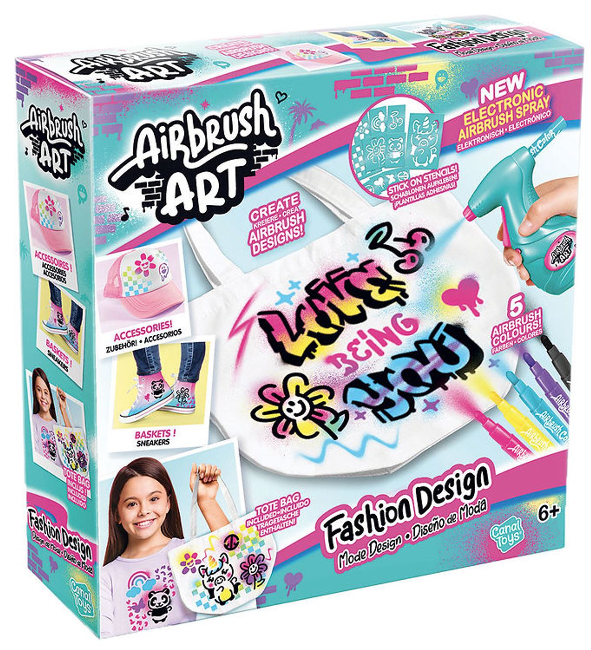 Airbrush Kreasæt - Fashion Design Kit