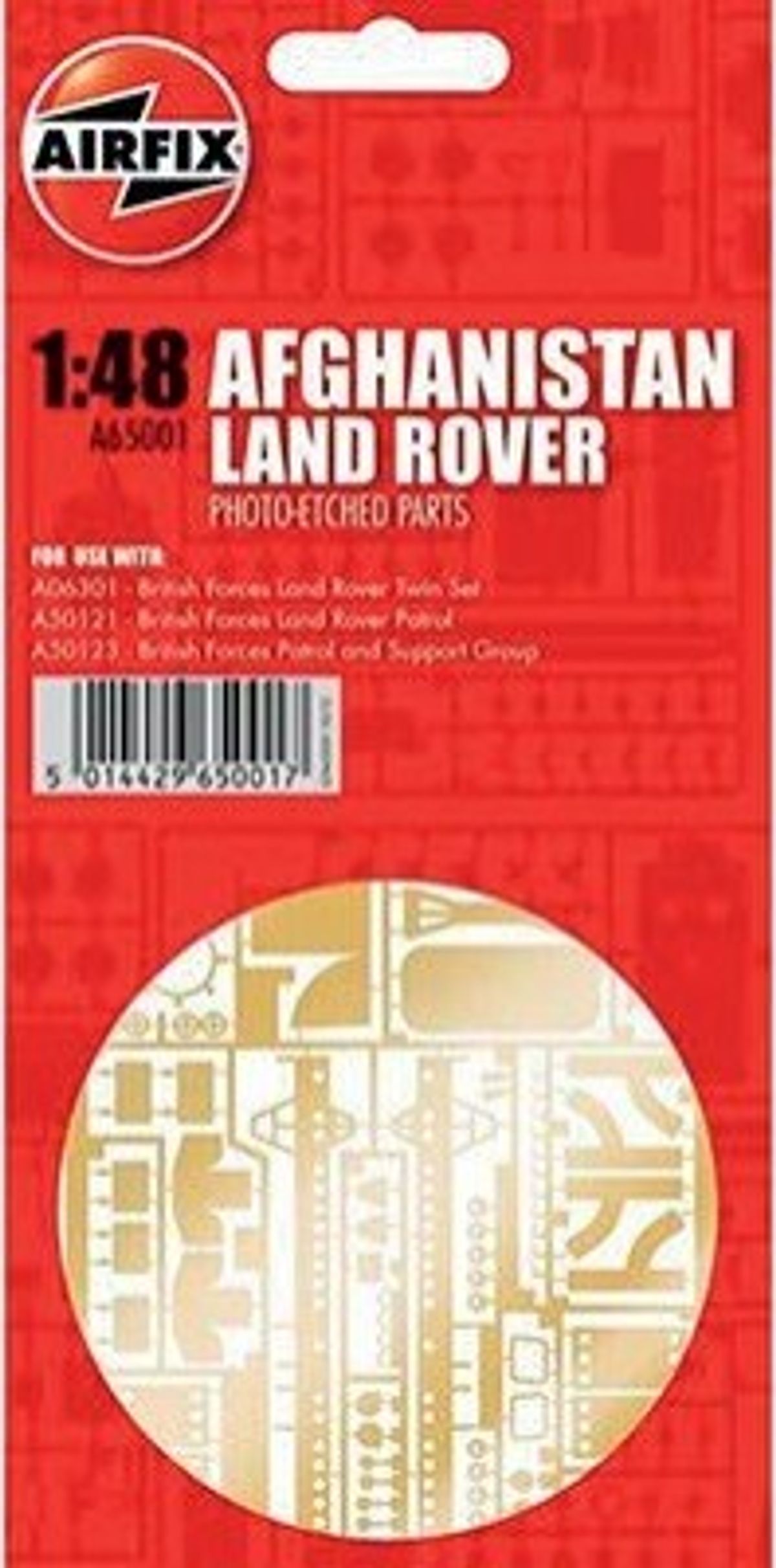 Airfix - Afghanistan Land Rover Etched Parts - 1:48 - A65001