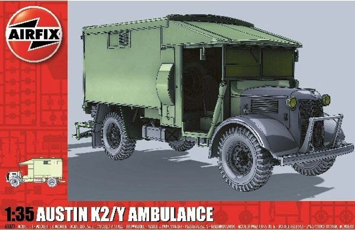 Airfix - Austin K2/y Ambulance Byggesæt - 1:35 - A1375