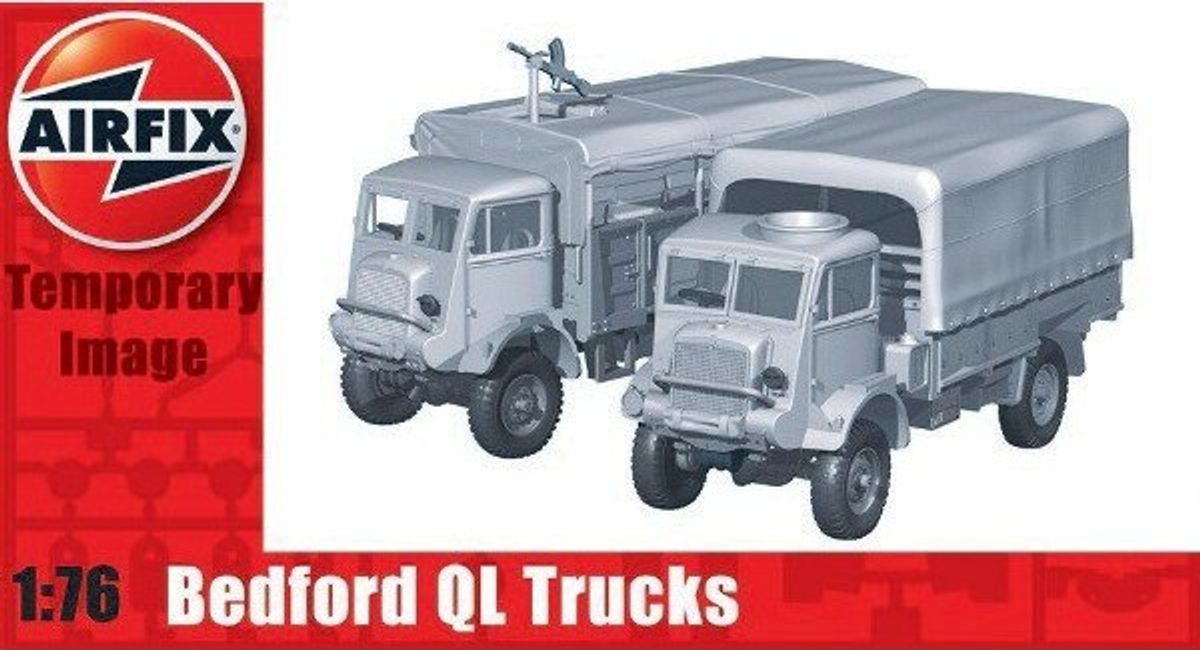 Airfix - Bedford Ql Trucks Byggesæt - 1:76 - A03306