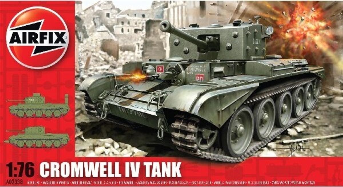 Airfix - Cromwell Iv Model Tank Byggesæt - 1:76 - A02338