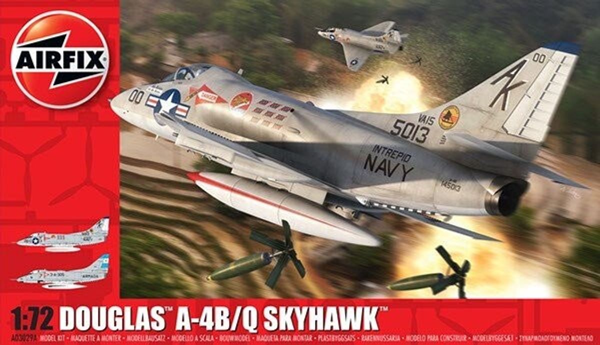 Airfix - Douglas A-4b Skyhawk Fly Byggesæt - 1:72 - A03029a