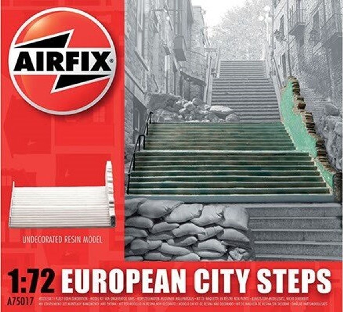 Airfix - European City Steps Byggesæt - 1:72 - A75017