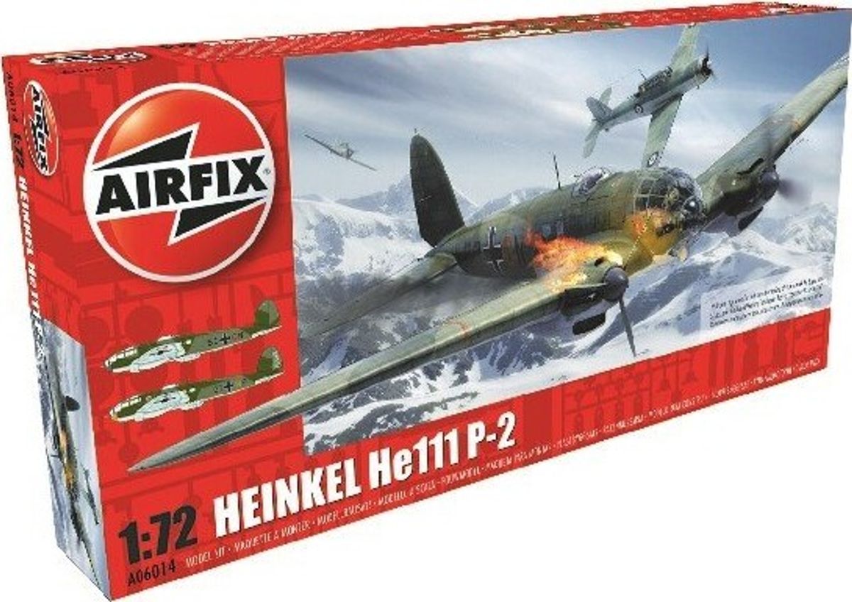 Airfix - Heinkel He-111 P-2 Fly Byggesæt - 1:72 - A06014