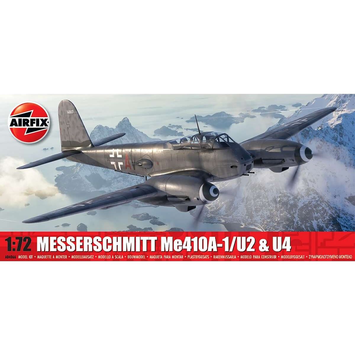 Airfix - Messerschmitt Me410a-1 Byggesæt - 1:72 - A04066