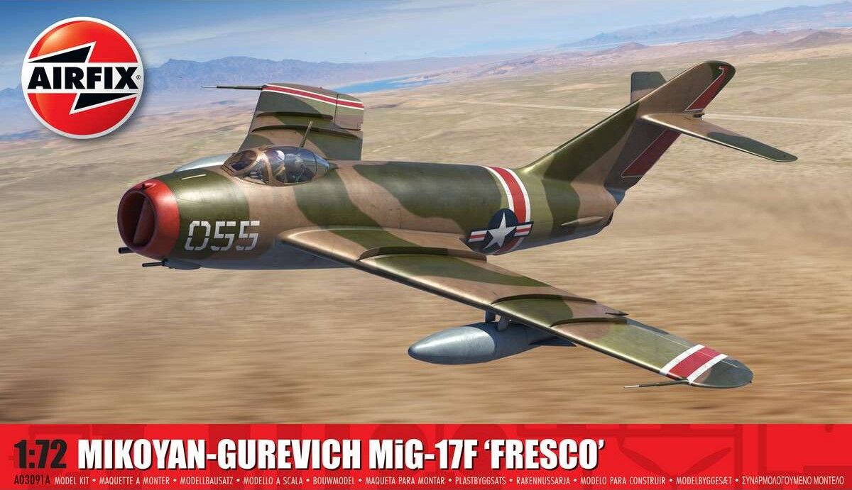 Airfix - Mikoyan-gurevich Mig-17f Fresco Fly - 1:72 - A03091a