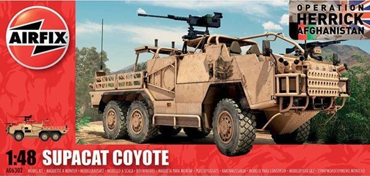 Airfix - Supacat Coyote Byggesæt - 1:48 - A06302