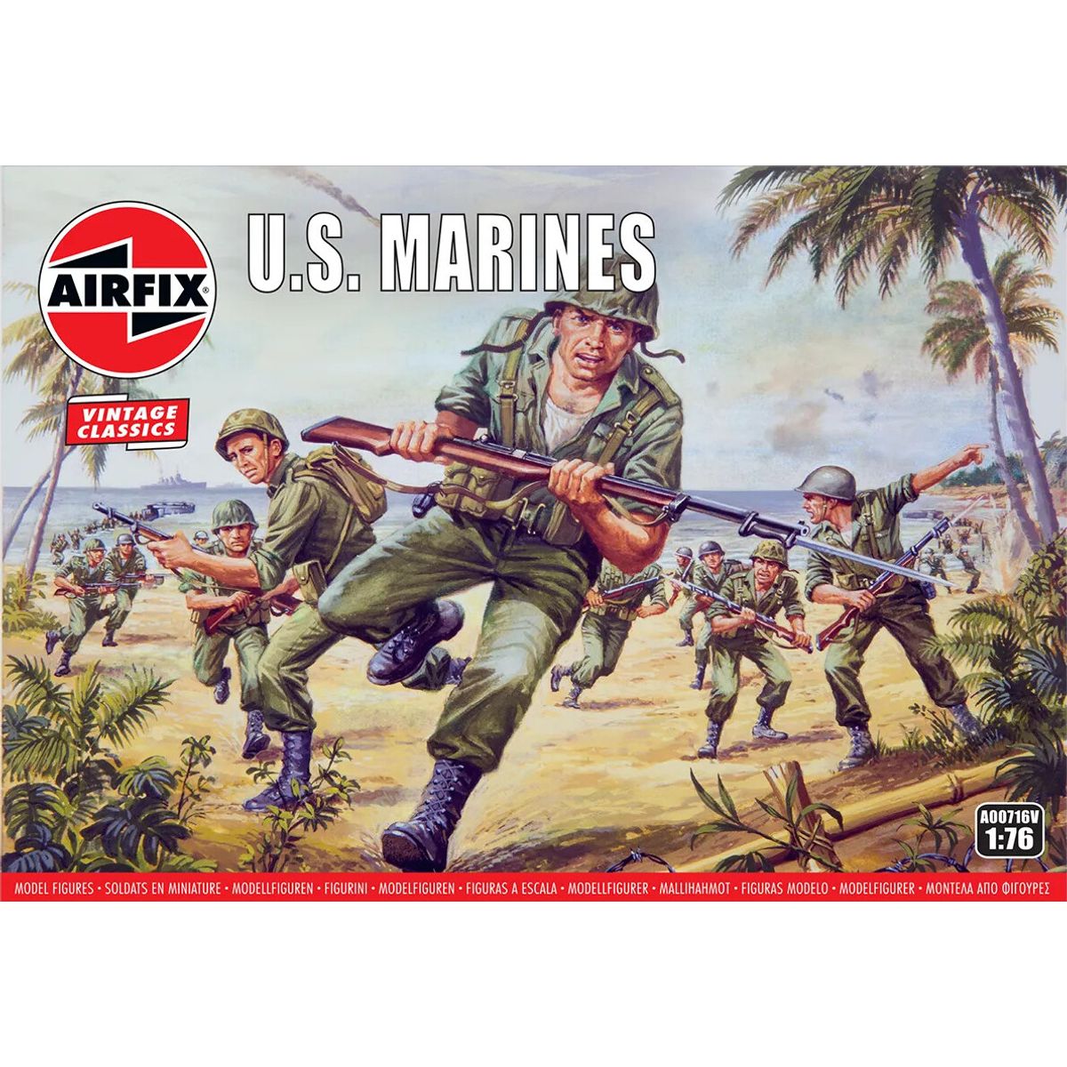 Airfix - Us Marines - Vintage Classics - 1:76 - A00716v