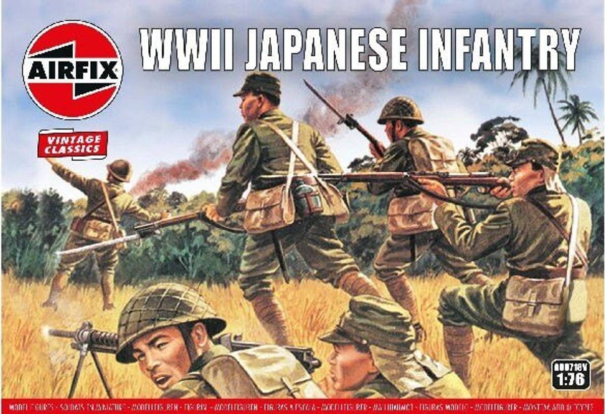 Airfix - Wwii Japanese Infantry - Vintage Classics - 1:76 - A00718v