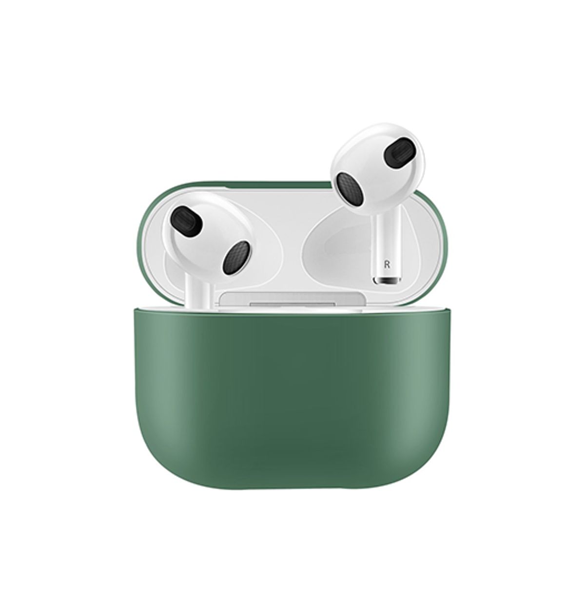 AirPods 3 | Simple Silikone Beskyttelse Cover - Grøn