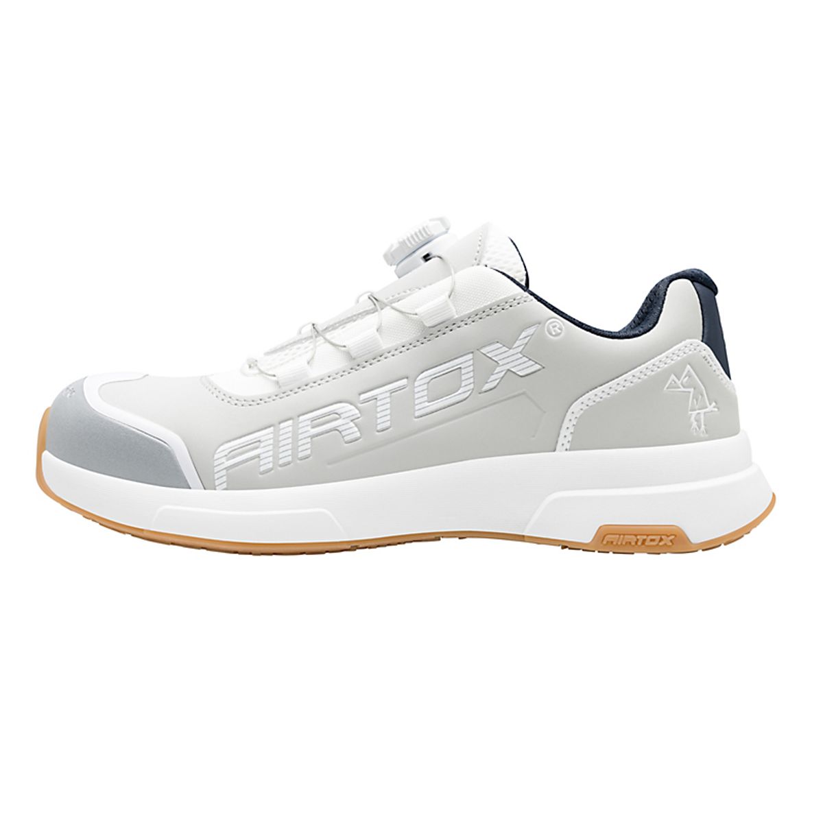 AIRTOX FX11 sikkerhedssko, clean white, PRO smart lacing, styrosofr sål 3.0. Str. 42