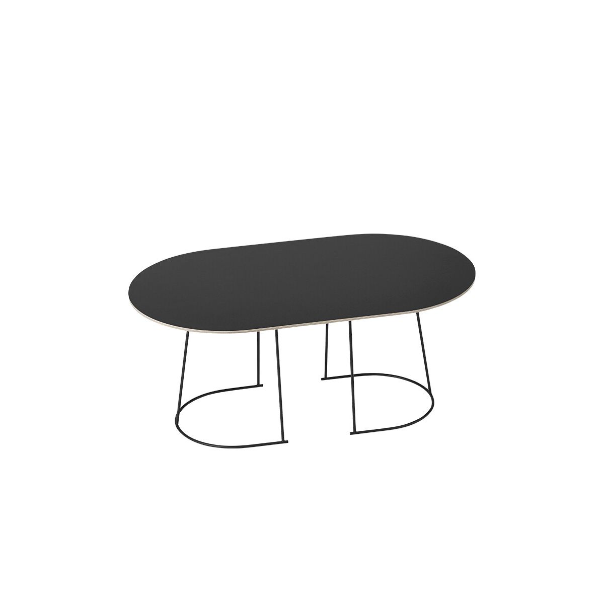 Airy Coffee Table, medium fra Muuto (Black)