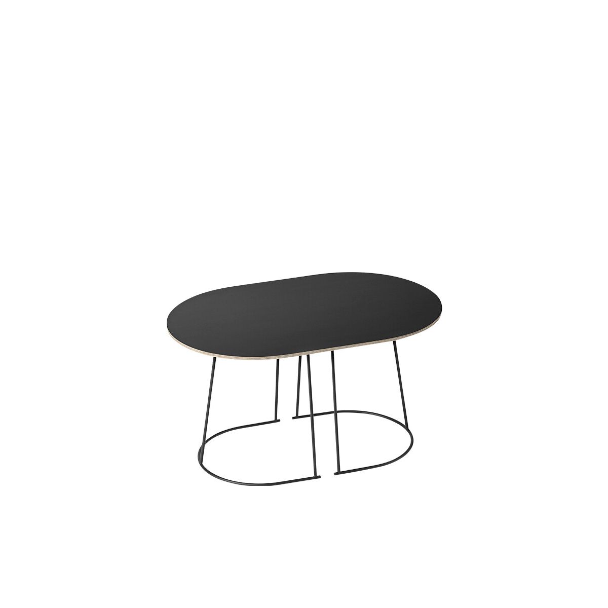 Airy Coffee Table, small fra Muuto (Black)