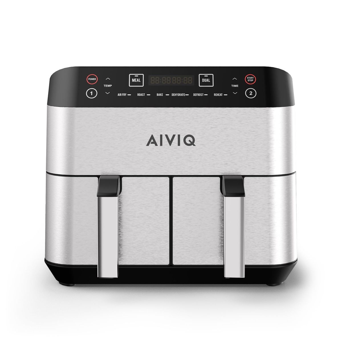 AIVIQ Premio Dual Airfryer - AAF-D321 - Rustfrit stål