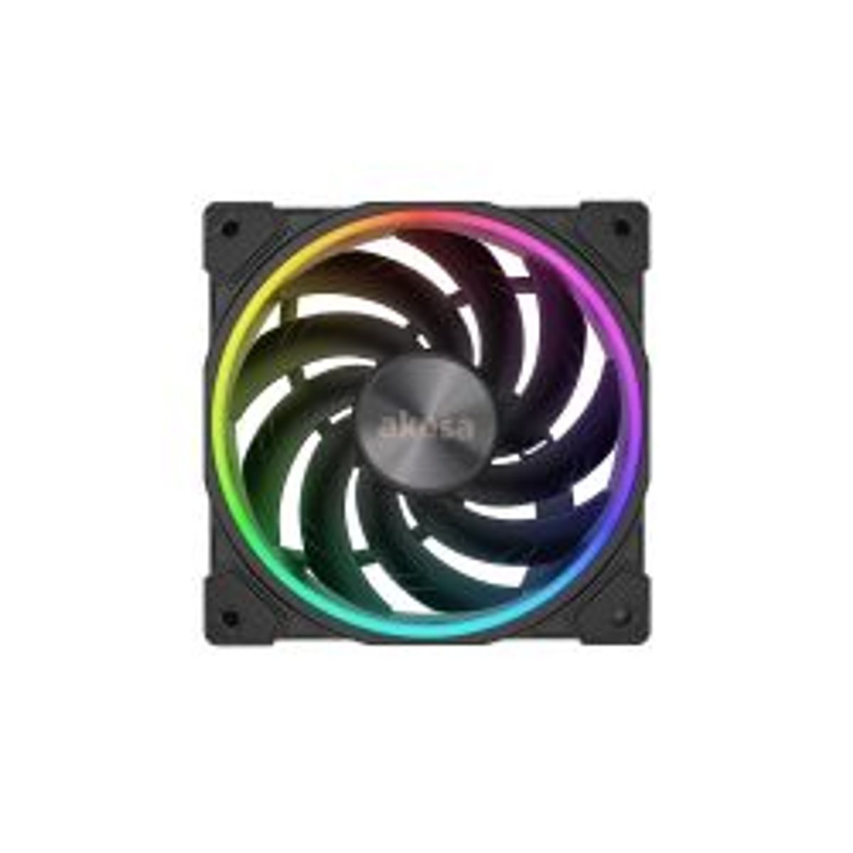 Akasa Soho Ar Black Led Premium Cooling Fan With Addressable Rgb