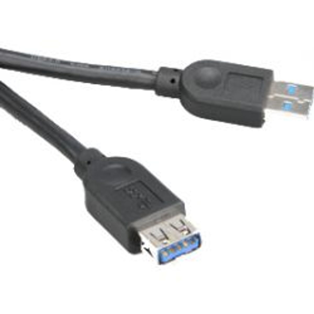 Akasa Usb 3.0 cable, Type a male, Type a female, 1.5m , Black