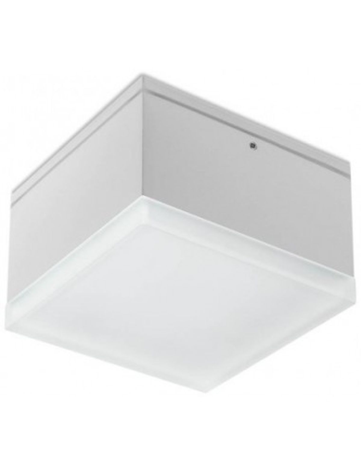 AKRON Påbygningsspot i aluminium 10,8 x 10,8 cm 1 x 9W SMD LED - Mat hvid