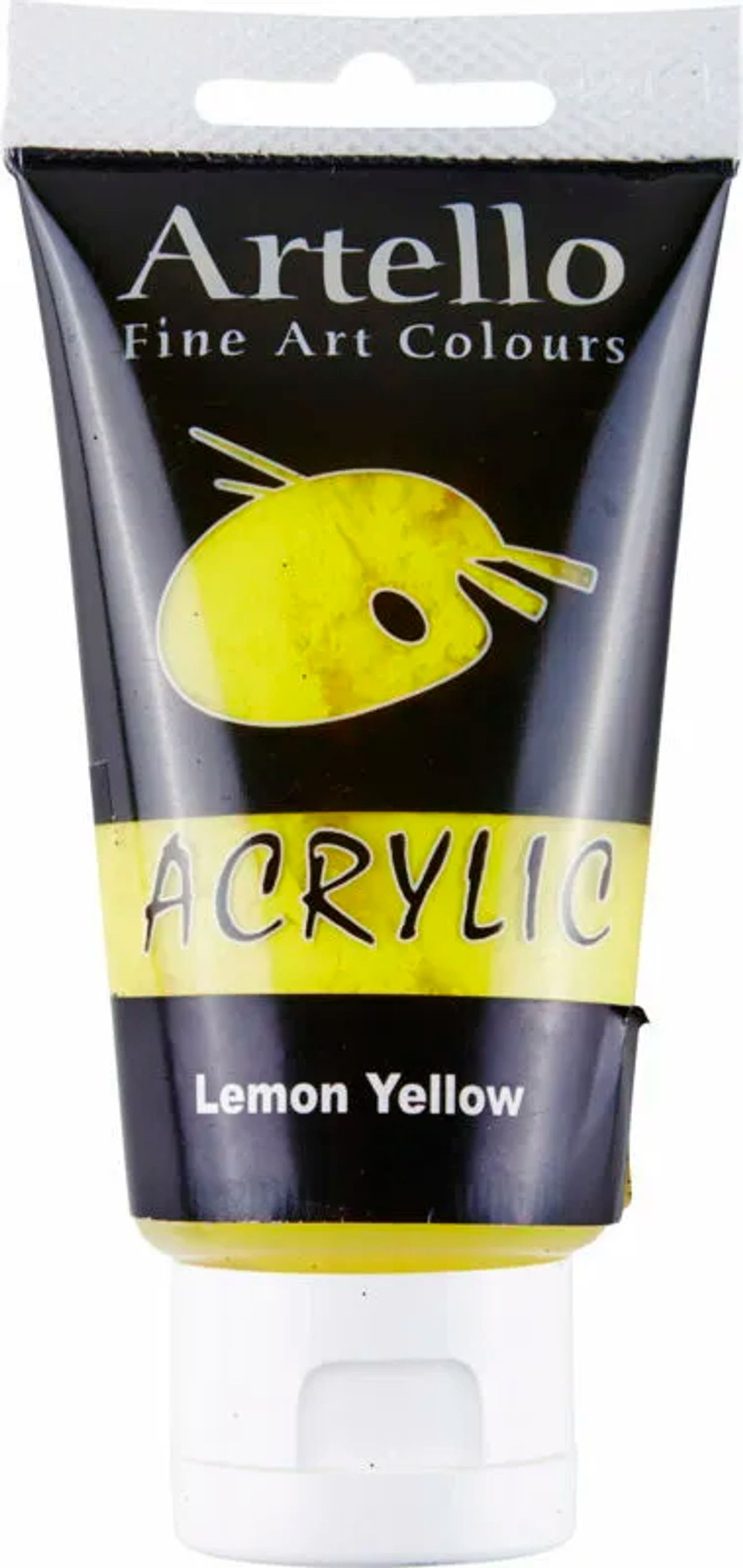 Akrylmaling Artello gul lemon 75ml