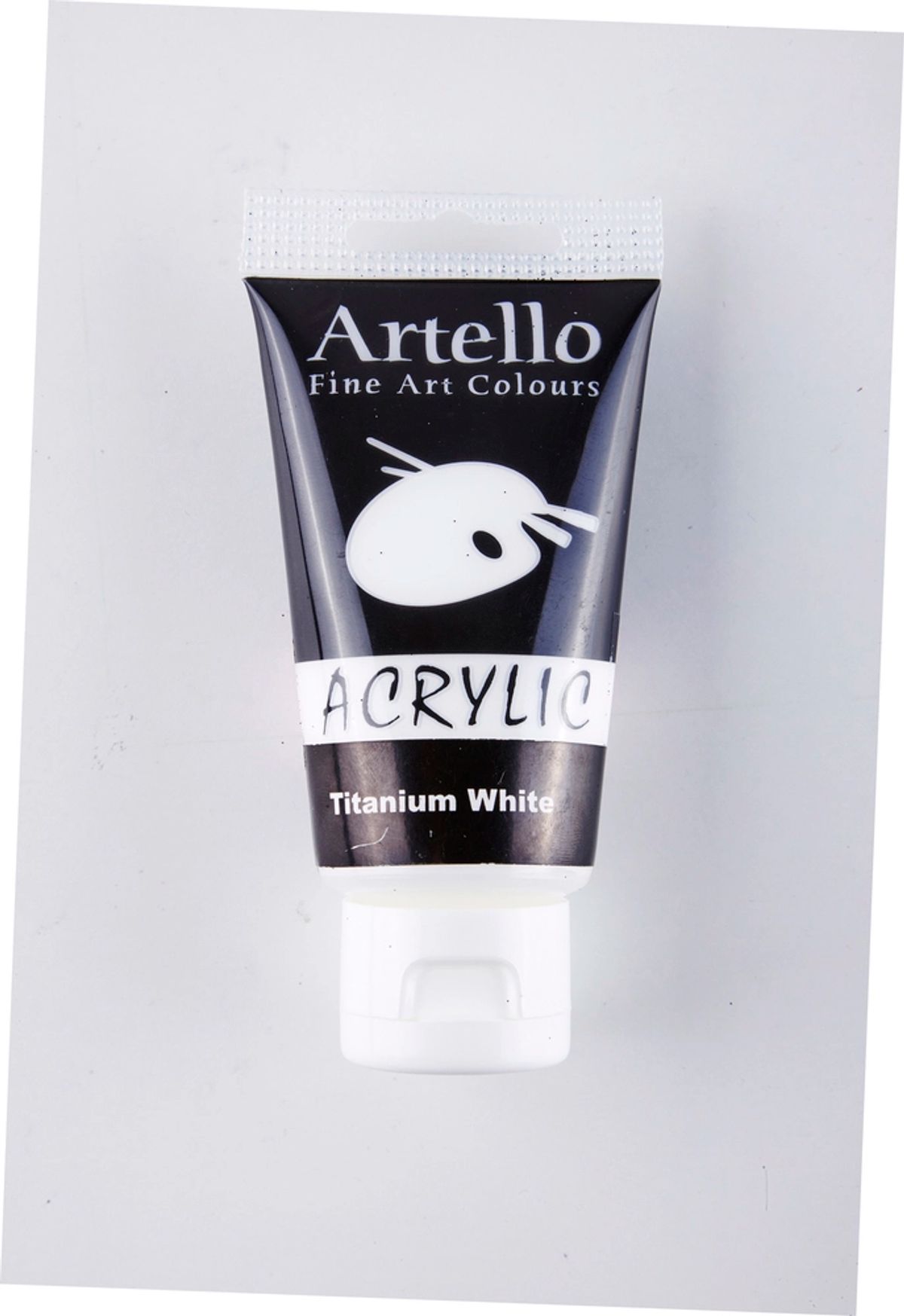 Akrylmaling Artello hvid titanium 75ml