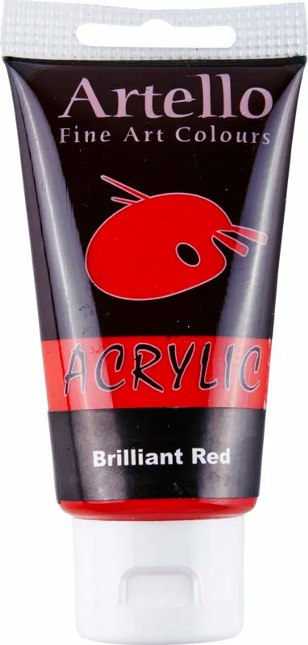 Akrylmaling Artello rød brilliant 75ml