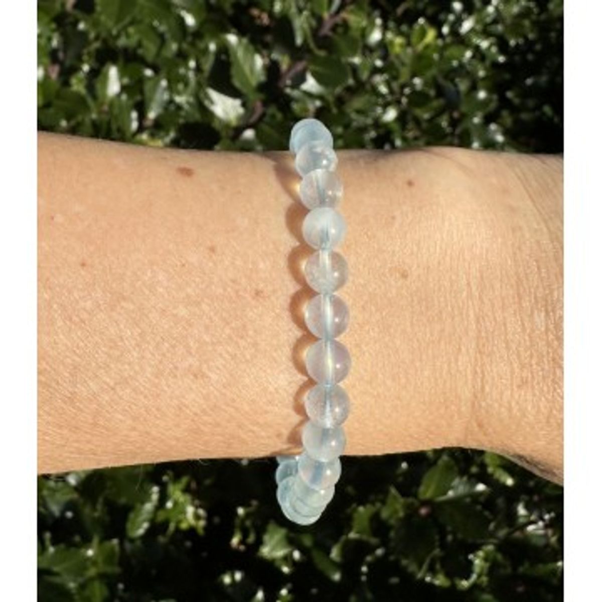 Akvamarin armbånd - 6 mm - Krystal Armbånd - GodKarmaShop