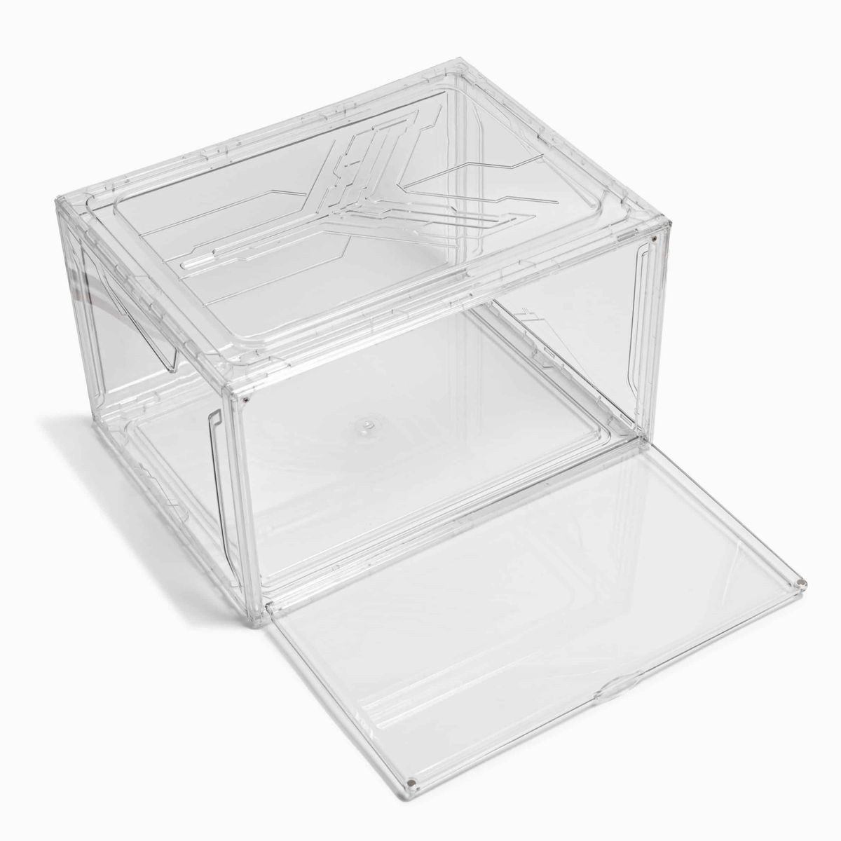 Alexa - Stabelbare sneaker boxes - Transparent - 36,5cm x 28,5cm x 22cm