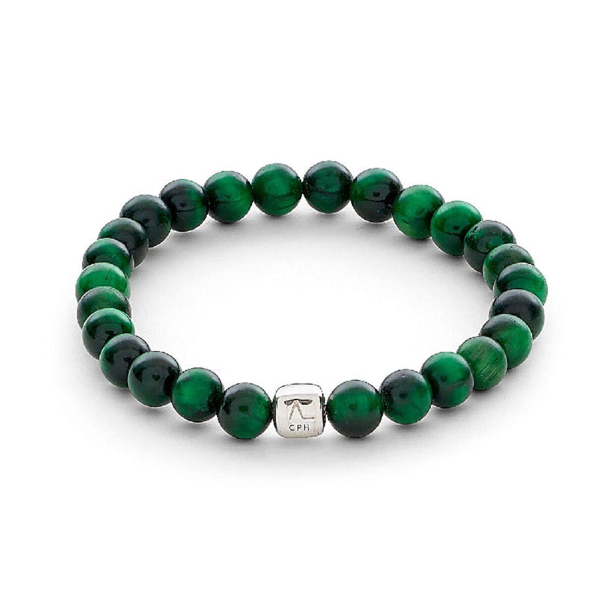 Alexander Lynggaard Color Up armbånd Green Tiger Eye 6mm