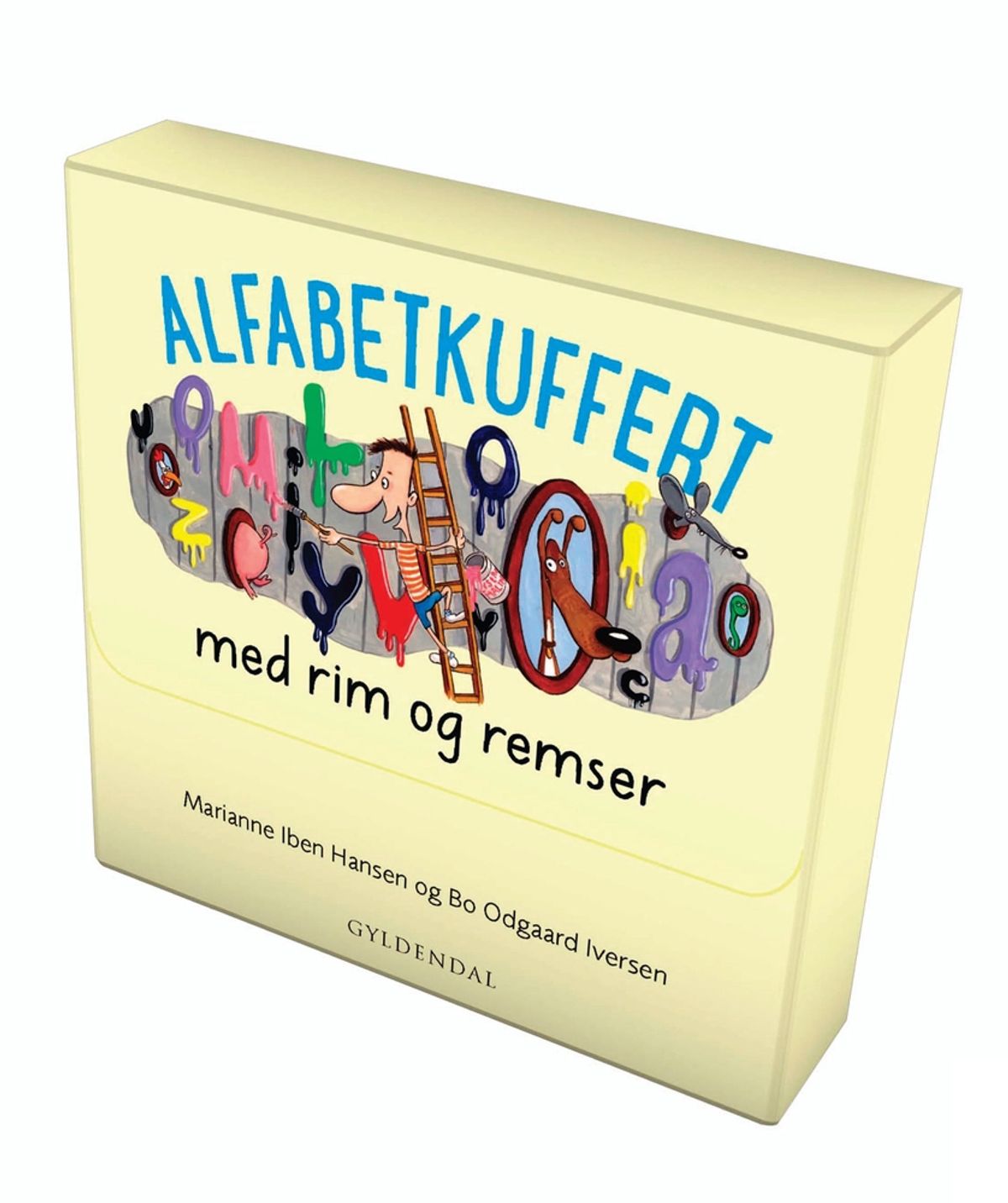 Alfabetkuffert med rim og remser