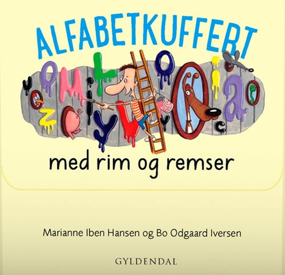 Alfabetkuffert med rim og remser