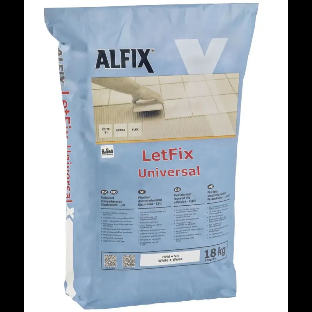 Alfix Letfix Universal Hvid 18kg