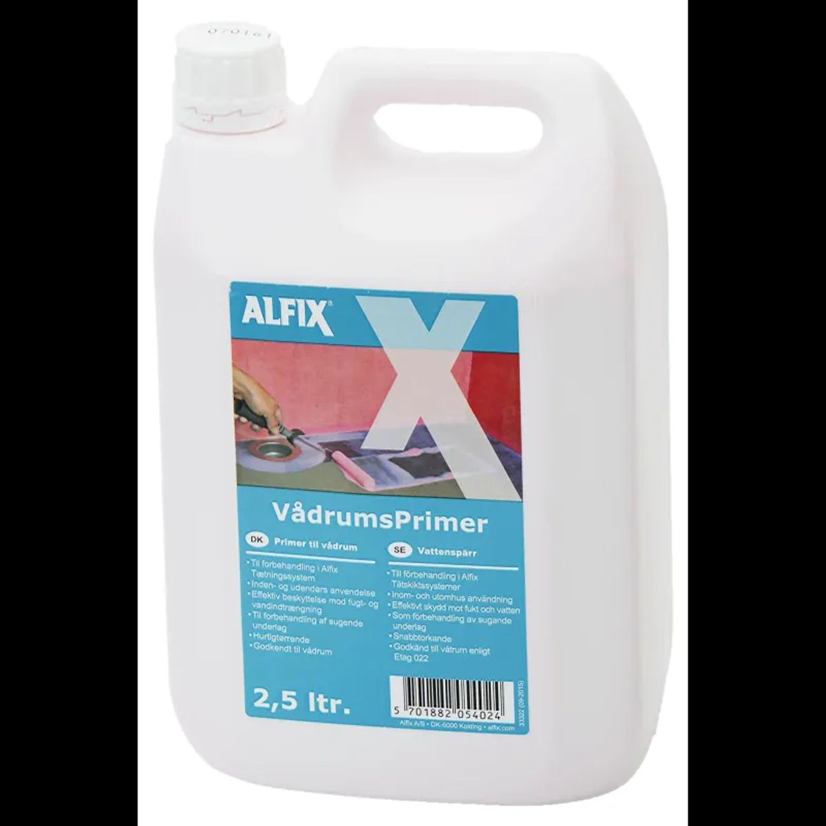 Alfix Primer Vådrumsprimer 2,5lt