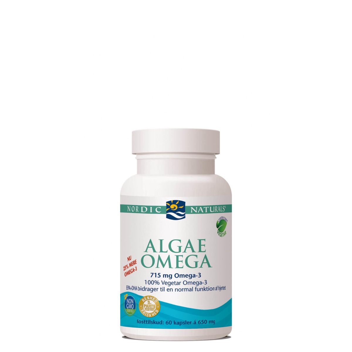 Algae Omega 3 Nordic Naturals - 60 kapsler