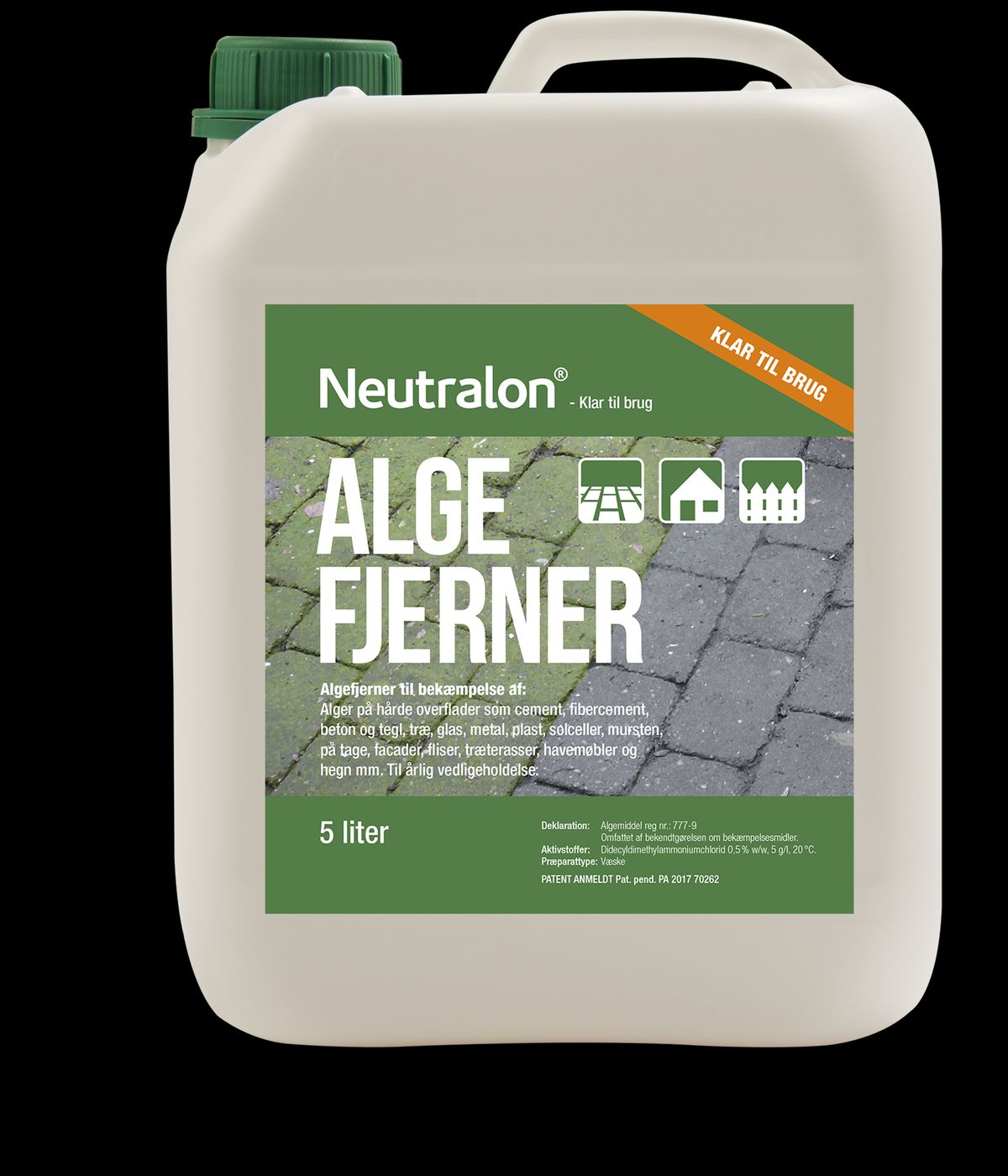 Algefjerner - Neutralon - 5 liter klar til brug