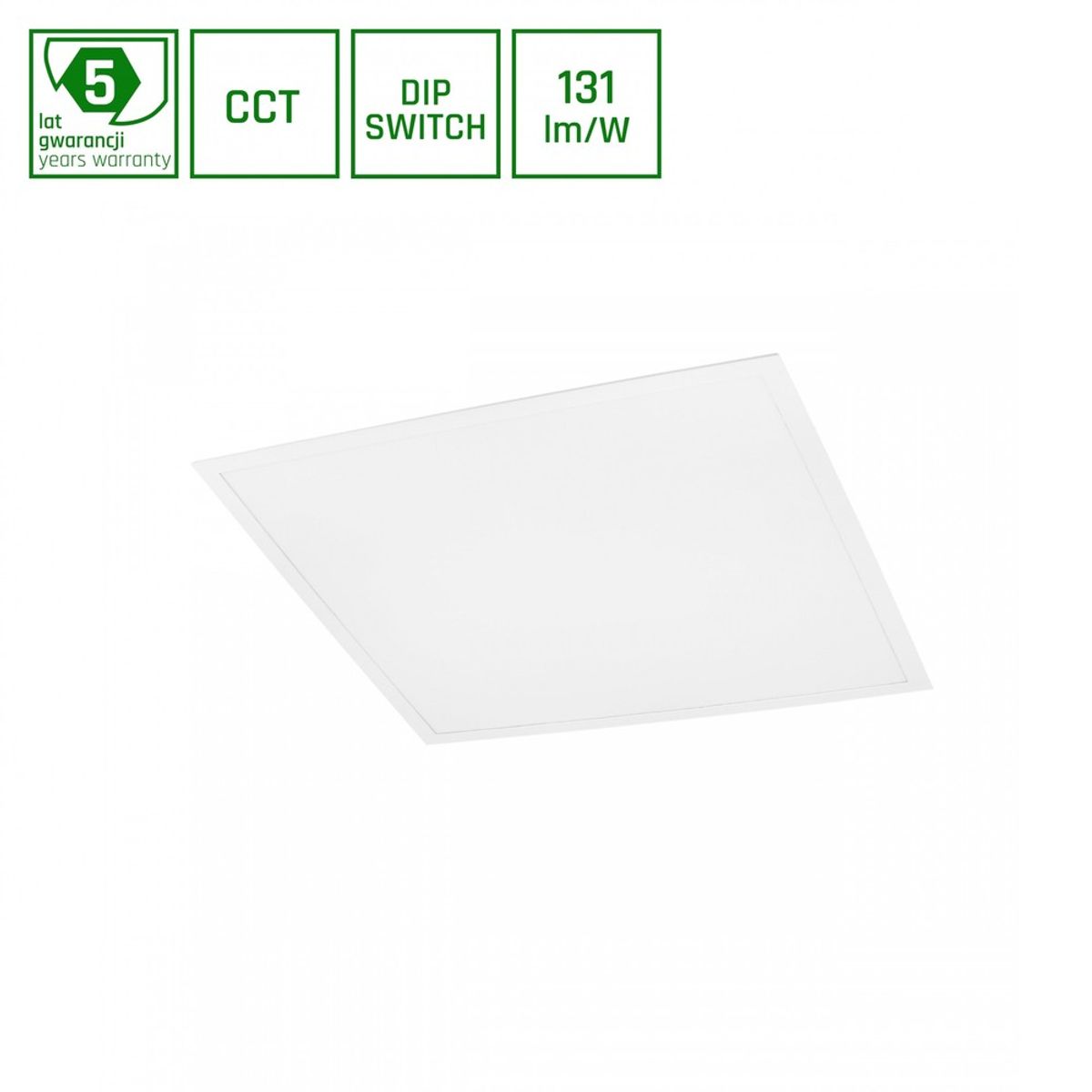 Algine Panel 30W CCT 230V 120 ° IP20 600x600x35mm Hvid - Dæmpbar : Ikke dæmpbar