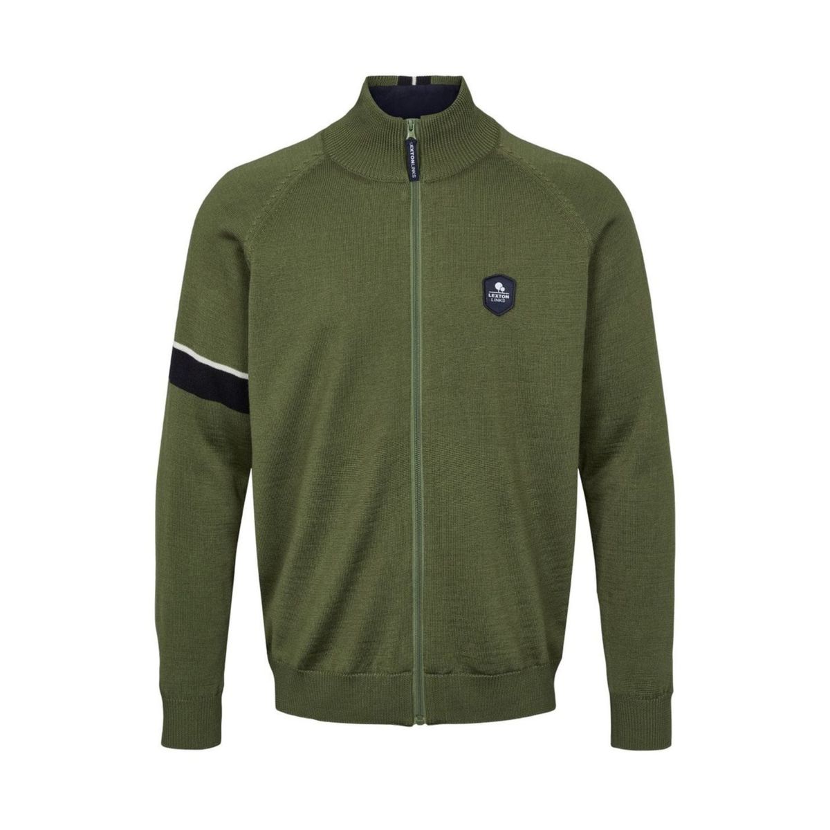 Algoma Windbreaker Knitted Olive/navy S