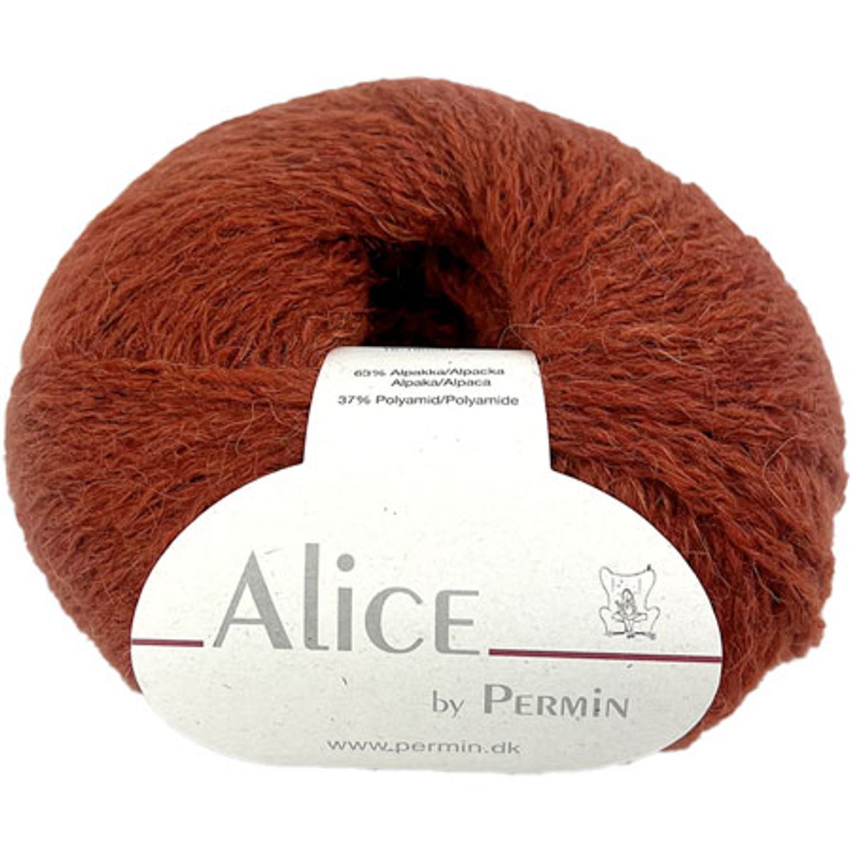 Alice Permin - Alpaca Uldgarn - fv 38 Rust