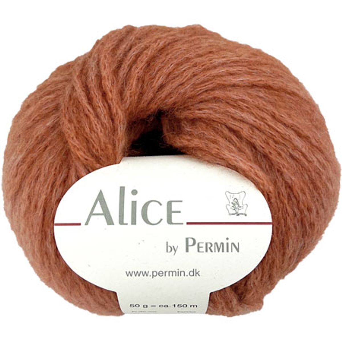 Alice Permin - Alpaca Uldgarn - fv 43 Lys rust