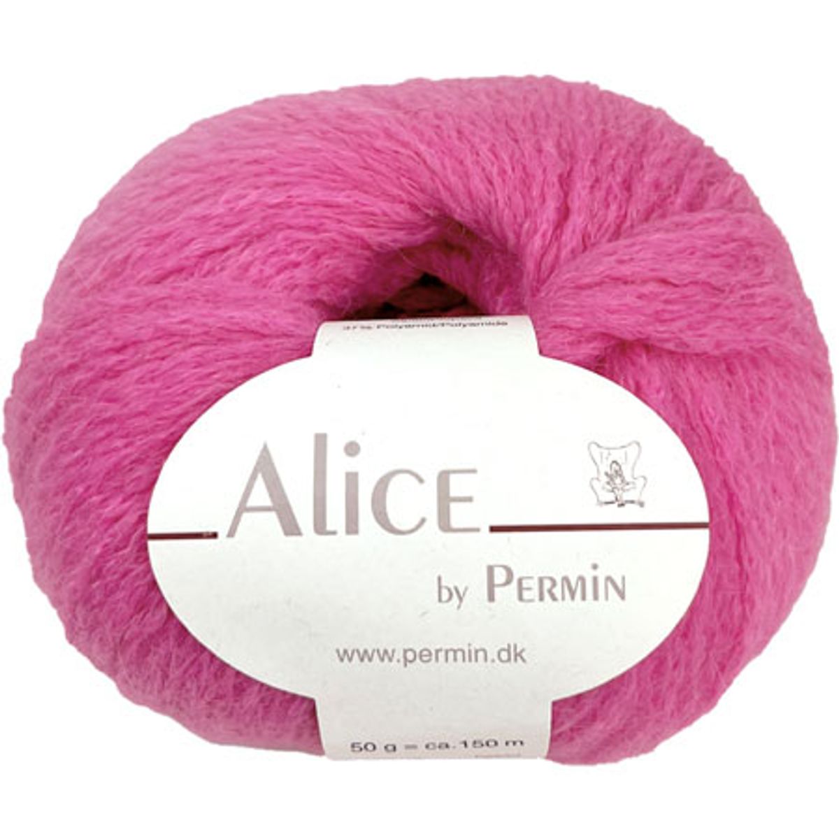 Alice Permin - Alpaca Uldgarn - fv 45 Hot pink