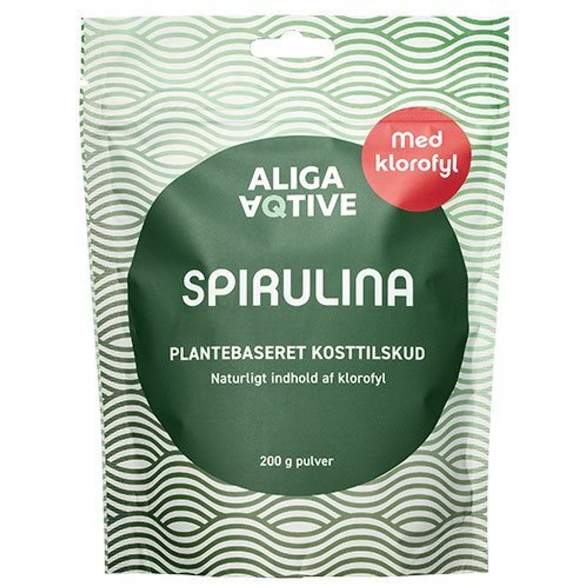 Aliga Aqtive Spirulina pulver, 200g