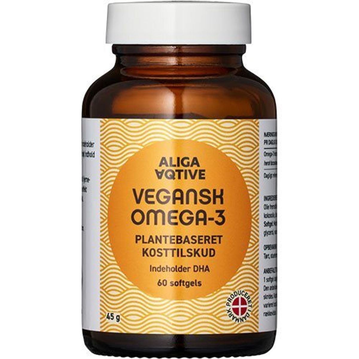 Aliga Aqtives Vegansk Omega-3, softgel 60kap.