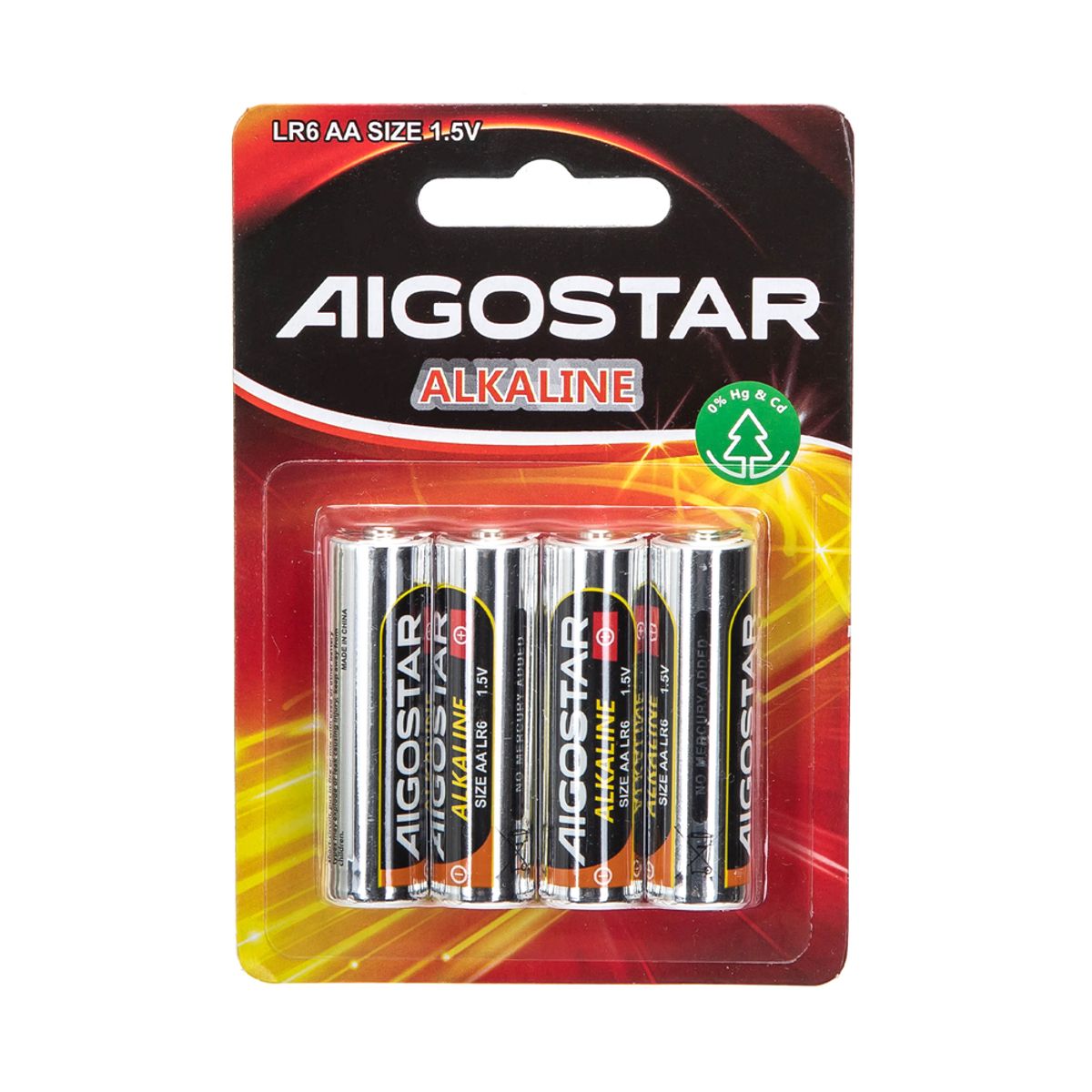 Alkaline Batteri LR6 1,5V AA - 4-Pak