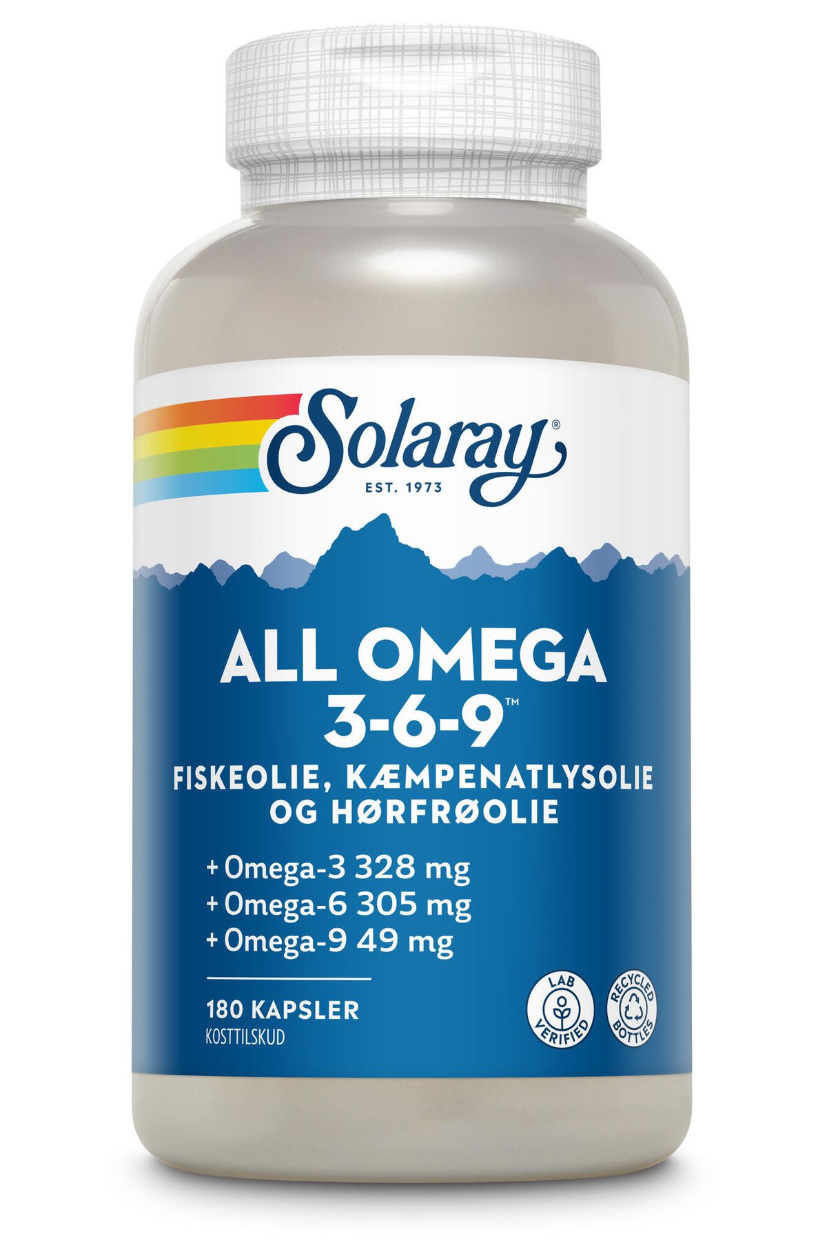 All Omega 3-6-9 Solaray - 180 kapsler