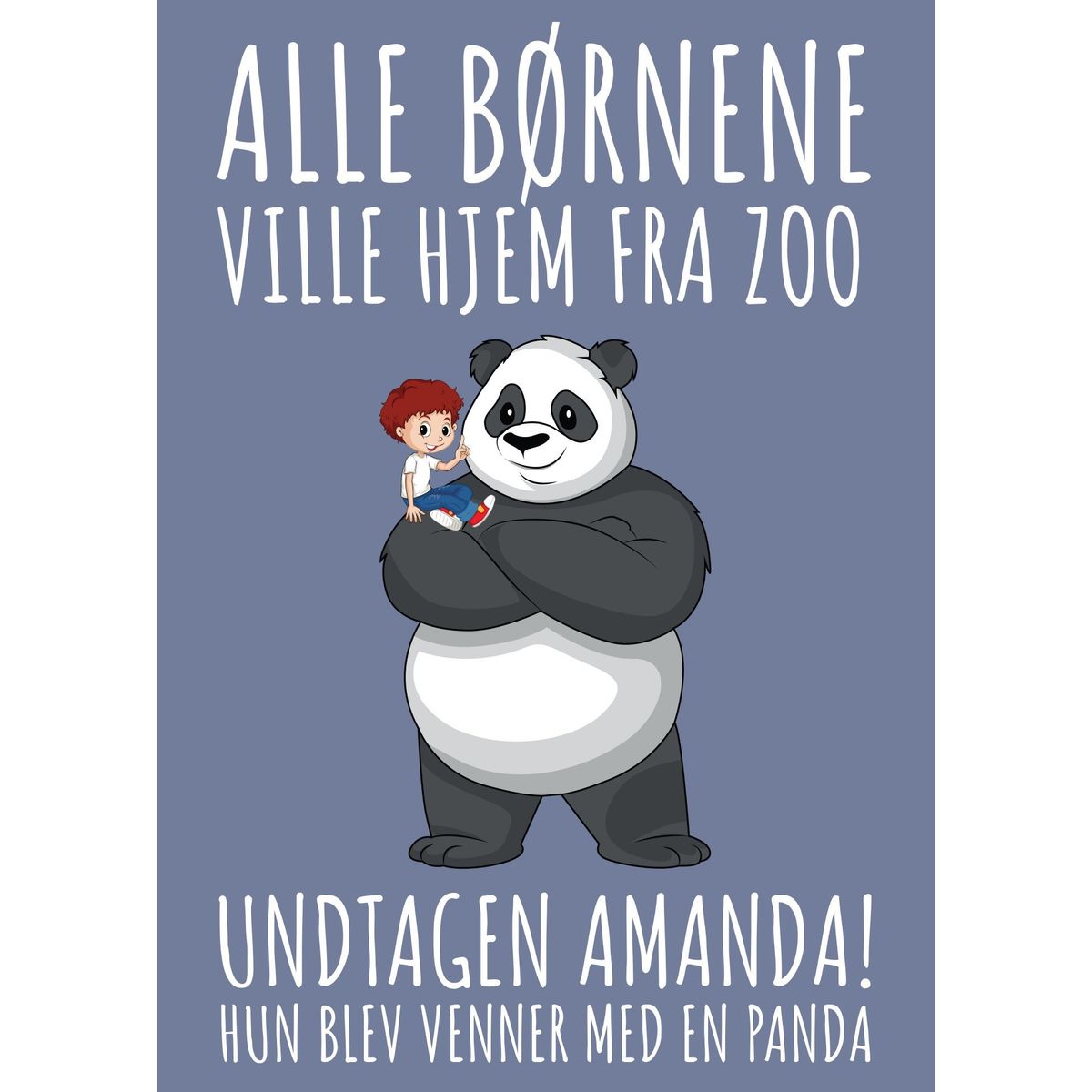 Alle Børnene - Panda Amanda 30x42 cm (A3)