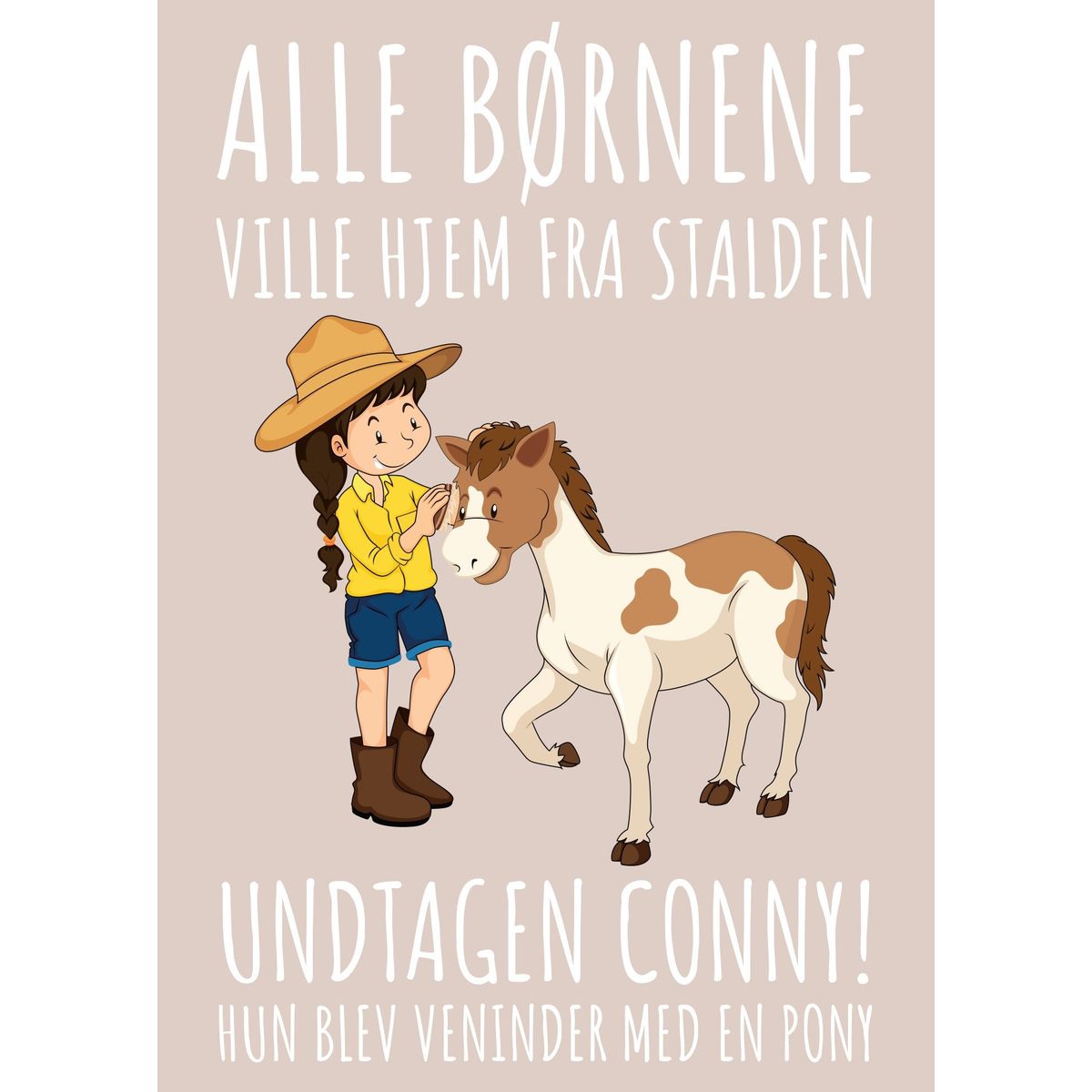 Alle Børnene - Pony Conny 21x30cm (A4)